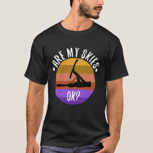 is mijn skis oké t-shirt (Voorkant)