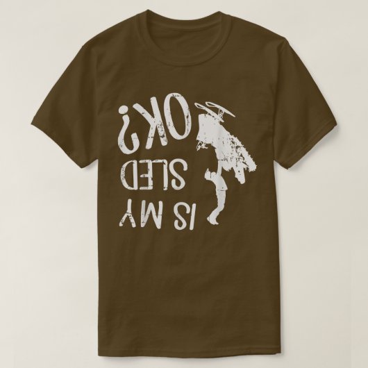 Is Mijn slee oké, sneeuwscooter T-shirt (Design voorkant)