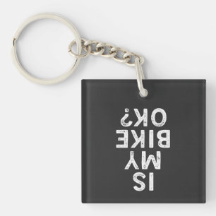 Is m'n bijenkorpje Cycling Mountain Biker Sleutelhanger