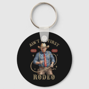 Is niet mijn eerste rodeo Westerne cowboy Funny Tr Sleutelhanger