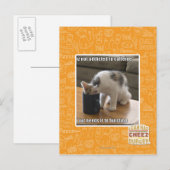 Is niet verslaafd aan cafeïne briefkaart (Voorkant / Achterkant)