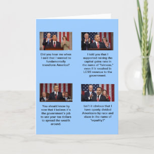 Is Obama een socialist? 2 plus 2 gelijke 4? Kaart