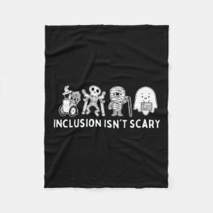 Is Scary Teacher Skeleton Ghost niet Schattige Hal Fleece Deken