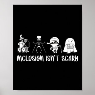 Is Scary Teacher Skeleton Ghost niet Schattige Hal Poster