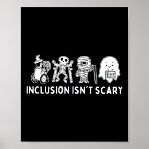 Is Scary Teacher Skeleton Ghost niet Schattige Hal Poster