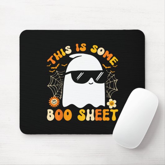 Is Some Boo Sheet Halloween Ghost Funny Cool Manne Muismat (Met muis)