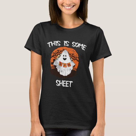 Is Some Boo Sheet Halloween Ghost Funny Gift Manne T-shirt (Voorkant)