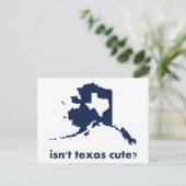 Is Texas Cute niet vergeleken met Alaska Briefkaart (Staand voorkant)
