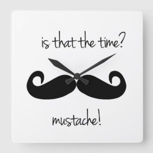 Is that the time? wall clock? vierkante klok