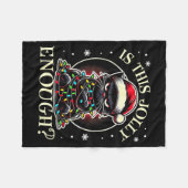 Is This Jolly Enough Funny Cat Christmas Meme Fleece Deken (Voorkant (Horizontaal))