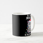 Is This Jolly Enough Tangled Christmas Cat  Koffiemok (Voorkant rechts)