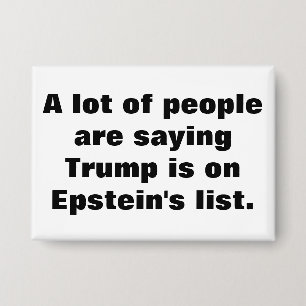 Is Trump op Epstein's lijst? Knop Button