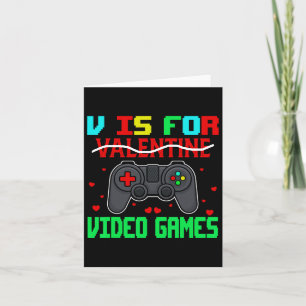 Is Voor Videogames Grappige Valentijn Gamer Game L Kaart