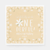 Is ze niet nederig Custom Daisy Boho Napkins? Servet (Voorkant)