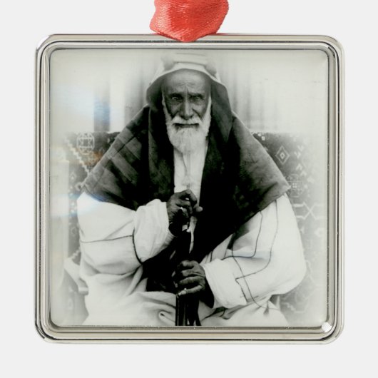 Isa Ibn Ali Al Khalifah Metalen Ornament (Voorkant)