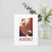 Isaac Albéniz Briefkaart (Staand voorkant)
