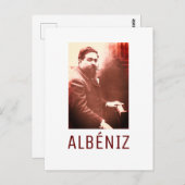 Isaac Albéniz Briefkaart (Voorkant / Achterkant)
