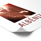 Isaac Albéniz Poster (Hoek)