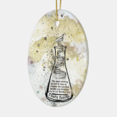 Isaac Asimov Quote Keramisch Ornament (Links)