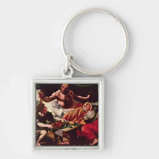 Isaac Blessing Jacob Sleutelhanger (Voorkant)