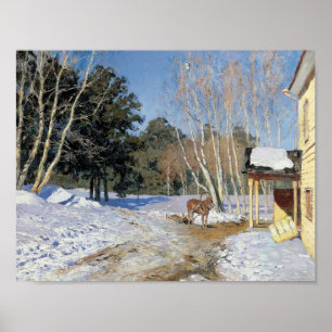 Isaac Levitan- March Poster