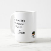 Isaac Lies Coffee Mok (Voorkant links)