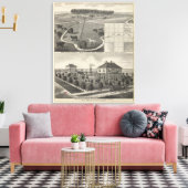 Isaac Mulholland Ranch en Residence, Kansas Canvas Afdruk (Insitu (Woonkamer))