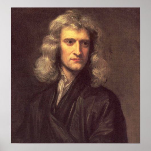Isaac Newton Art Print (Voorkant)