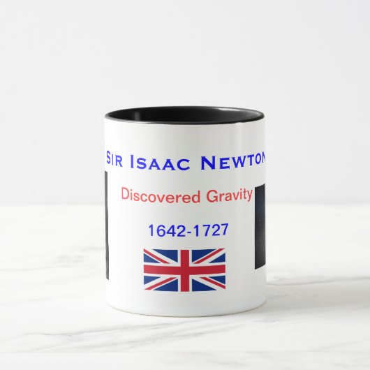 ISAAC NEWTON Coffee Mok (Midden)