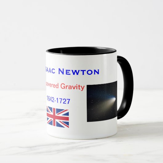 ISAAC NEWTON Coffee Mok (Voorkant rechts)