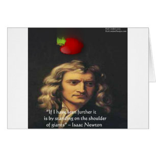 Isaac Newton "Épaules de Géants" Cadeaux de Sagess