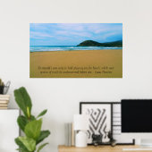 Isaac Newton ISPIRATIONAL QUOTATION Poster (Thuiskantoor)