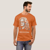 Isaac Newton Quotes 1 T-shirt (Voorkant volledig)
