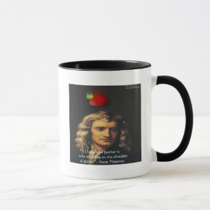 Isaac Newton "Reuzen Schouders" Wijsheid Cadeaus & Mok