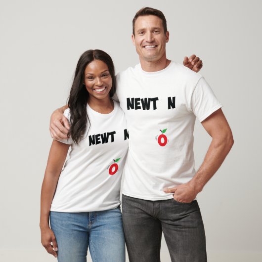 Isaac Newton-tekstontwerp T-shirt (Unisex)