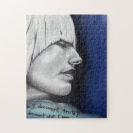 Isabel Blonde Vrouw Portret Originele Kunst Tekeni Legpuzzel