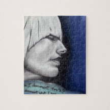 Isabel Blonde Woman portret originele kunsttekenin