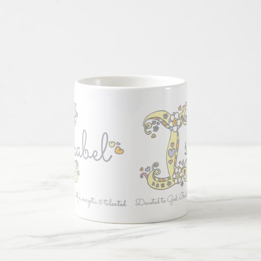 Isabel I nom et signification du monogramme mug (Centre)