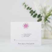Isabel Miriam Custom RSVP avec marguerite rose (Debout devant)