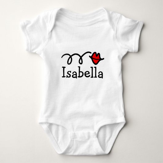 Isabella baby name t-shirt (Voorkant)
