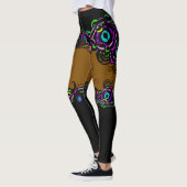 Isabella Brown Illusion Leggings (Gauche)