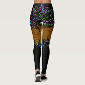 Isabella Brown Illusion Leggings (Dos)