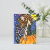 Isabella : Carte postale Halloween Witch par Faery (Debout devant)