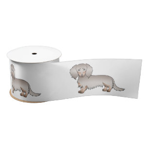 Isabella En Tan Lange Haren Dachshund Cartoon Hond Lint