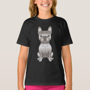 Isabella Franse Bulldog Franse Cute Cartoon Hond T-shirt