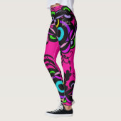 Isabella Hot Pink Illusion Leggings (Links)