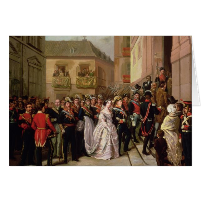 Isabella II de l'Espagne et de son mari (Devant horizontal)