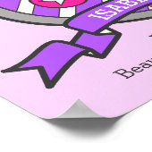 Isabella meisjes naam: heraldry shield poster (Hoek)