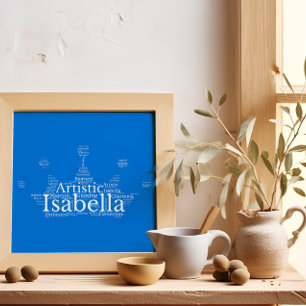 Isabella Naam Cloud  Poster