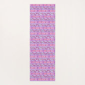 Isabella nom signifiant tapis de yoga rose violet (Dos)